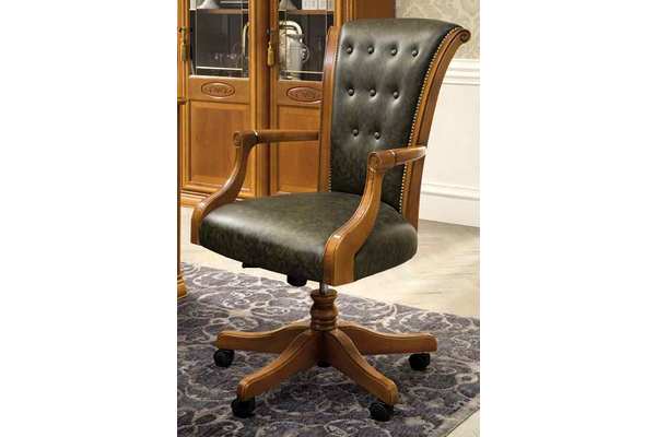 camel group siena day cherry italian high back swivel chair with wheels 1659794